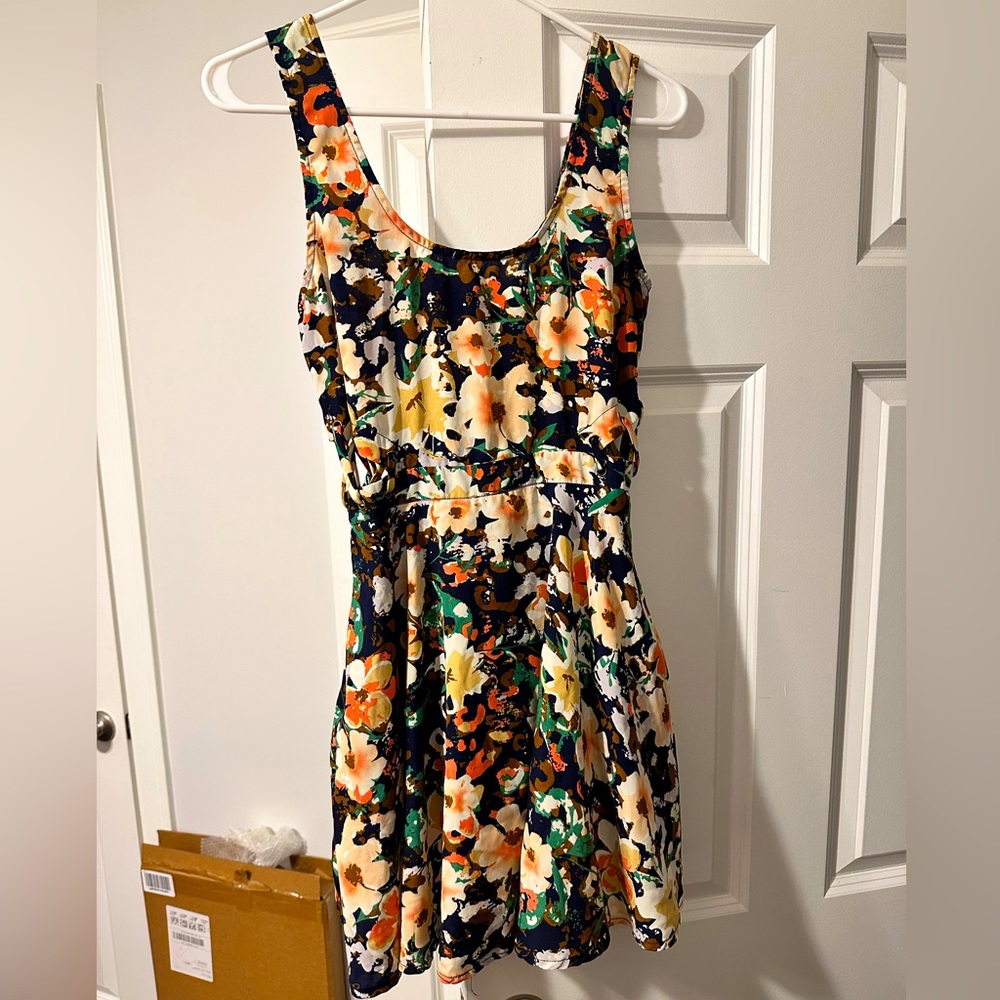 Urban outfitters sun dress with cut outs on side